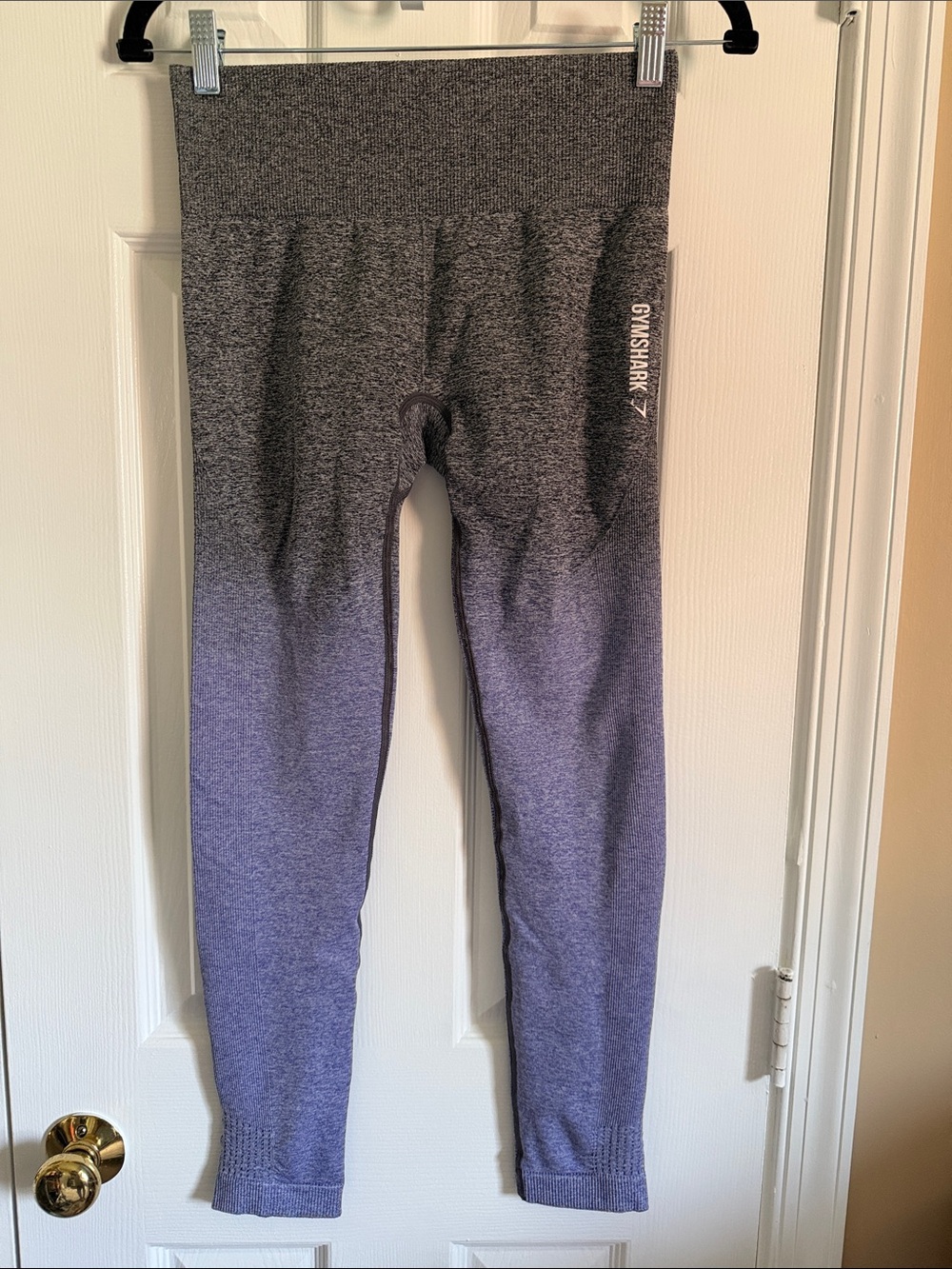 Gymshark Ombre Gray to Purple Seamless Leggings